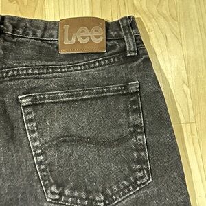 LEE regular fit denim black jeans (sz: 31x32)